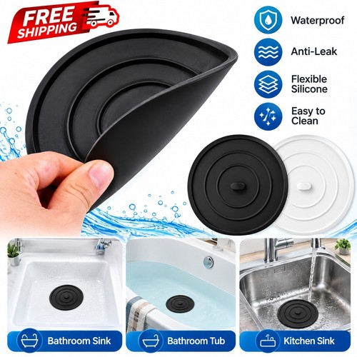 Silicone sink plug bath - plug, |