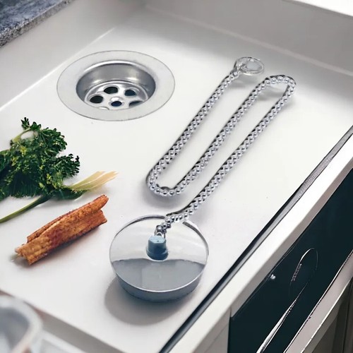 Sink plug for kitchen - sink, with
