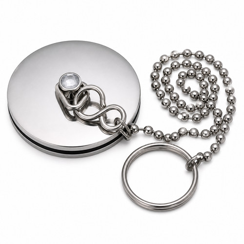 Sink plug with chain for - plug,
