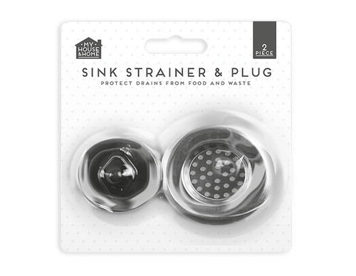 Stainless steel sink bath plug - stainless,