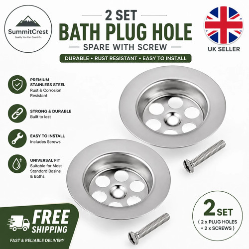 Set bath plug hole - plug, spare
