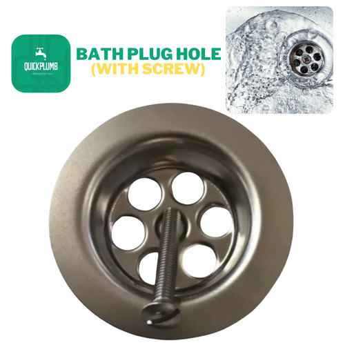 Stainless steel sink bath plug - stainless,