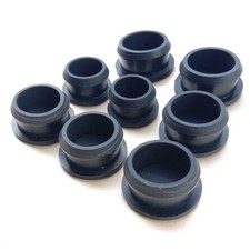 Black Silicone Rubber  Hole
