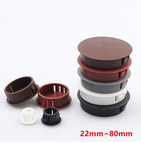 Round snap plastic - round, plug