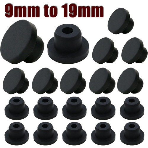 9mm 19mm black silicone - 9mm~19mm, rubber